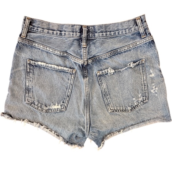 RARE ✨ Agolde Dee Vintage High Rise | Blue Denim Shorts | Sz 28 - Picture 3 of 6